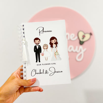 Hard cover Wedding colouring & Activity book